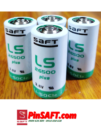 Saft LS26500, Pin Saft LS26500 lithium 3.6v 7500mAh chính hãng, Xuất xứ Pháp